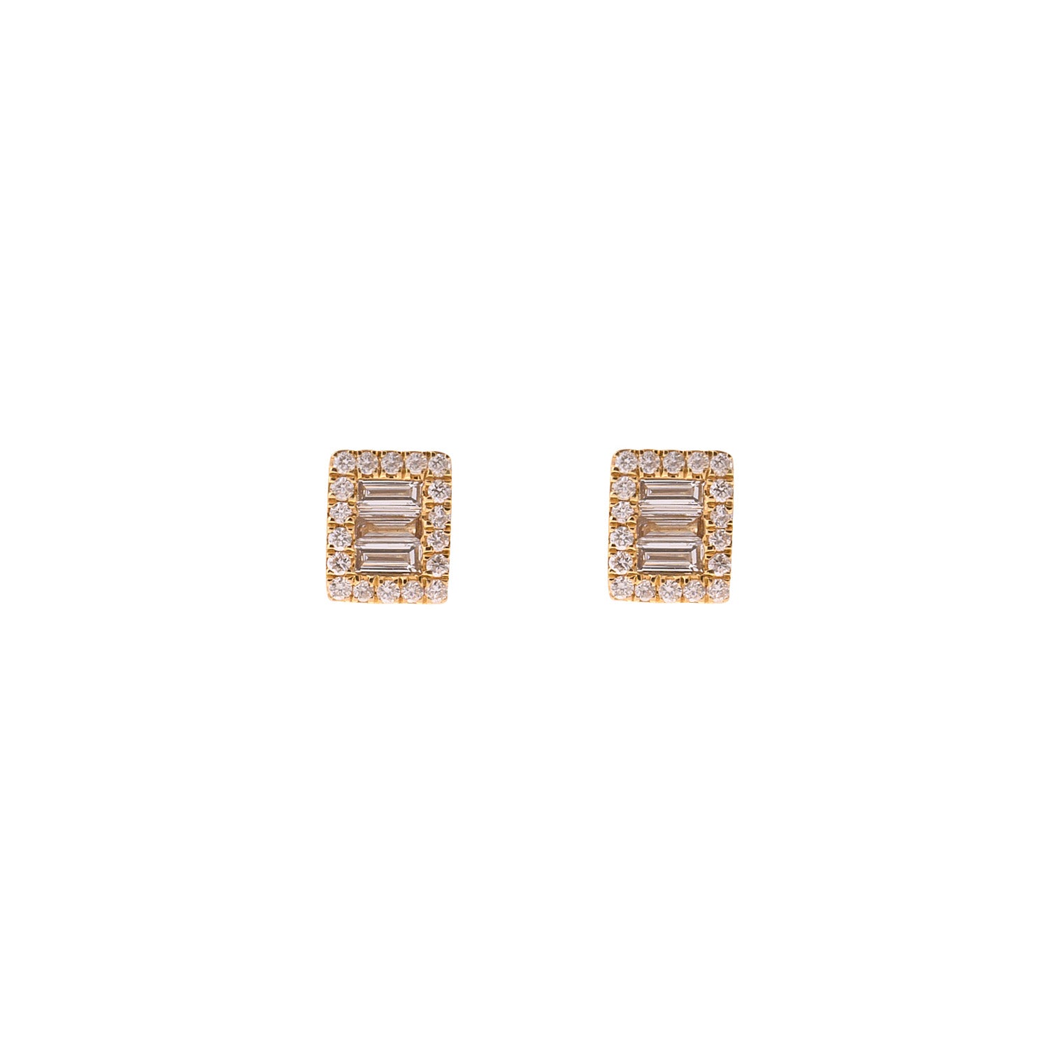 Baguette Diamond  Earrings