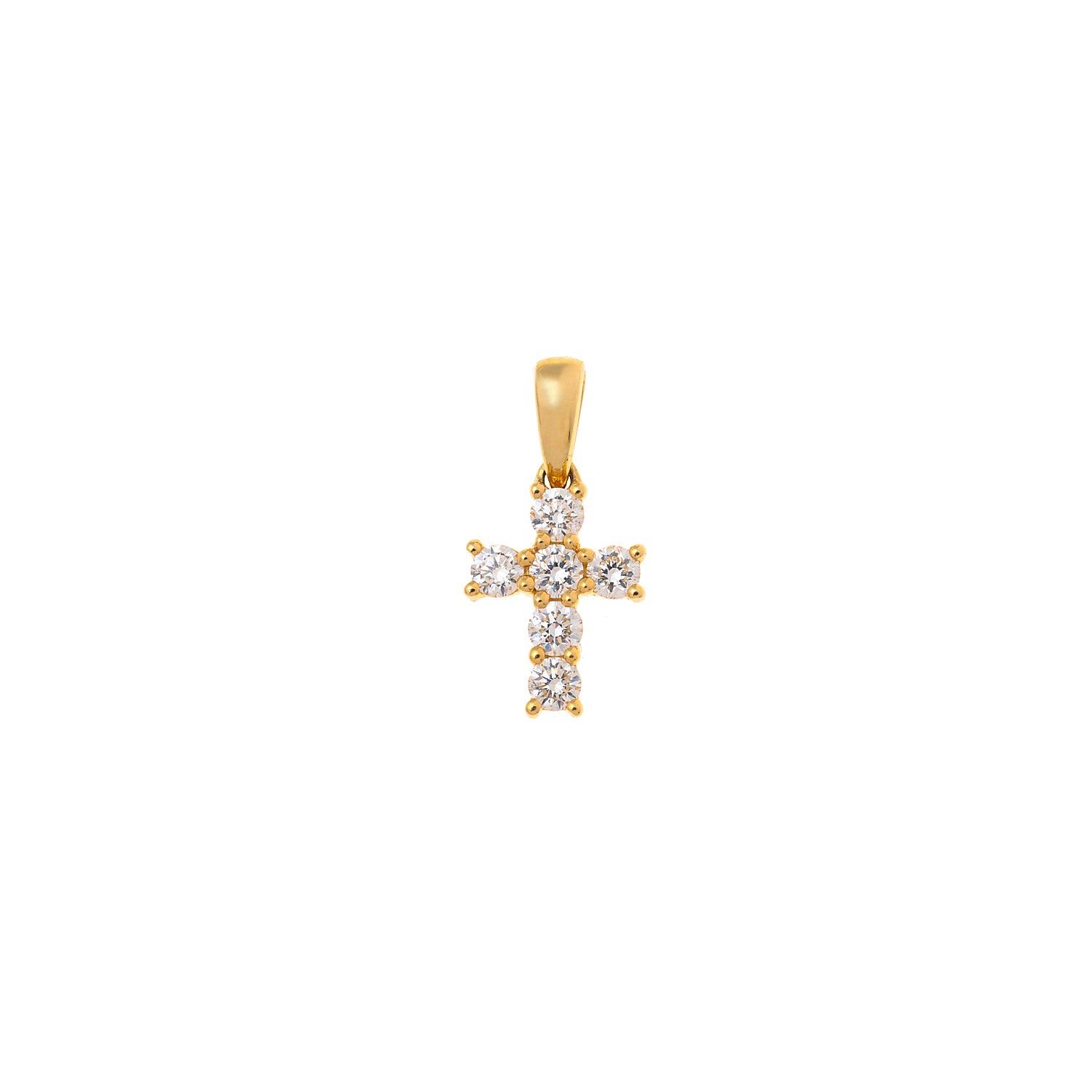 Mini diamond cross