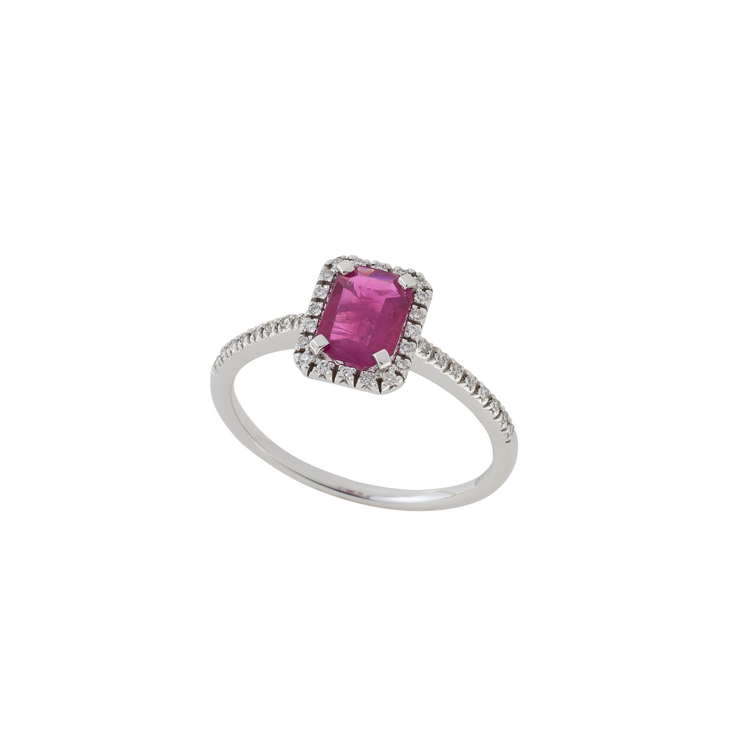 Ruby ring with Diamonds