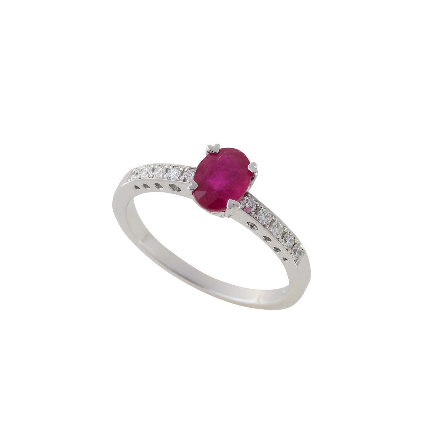 Ruby ring with Diamonds