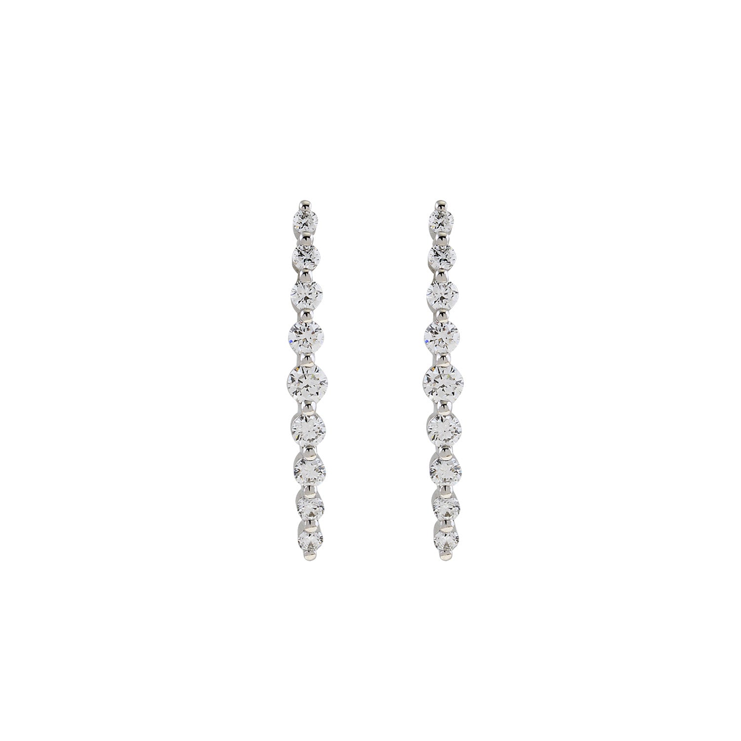 Stud diamond earrings