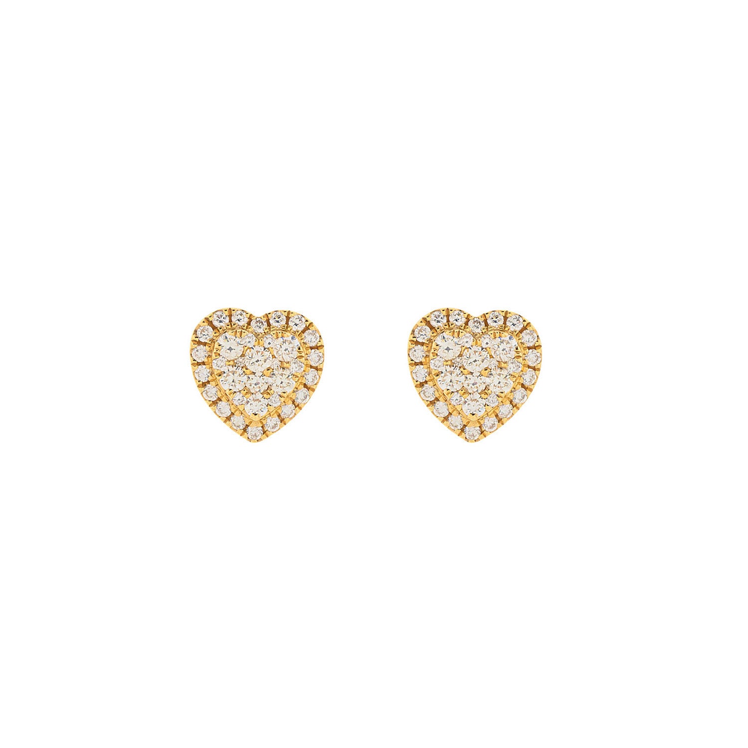 Heart shape Diamond Earrings