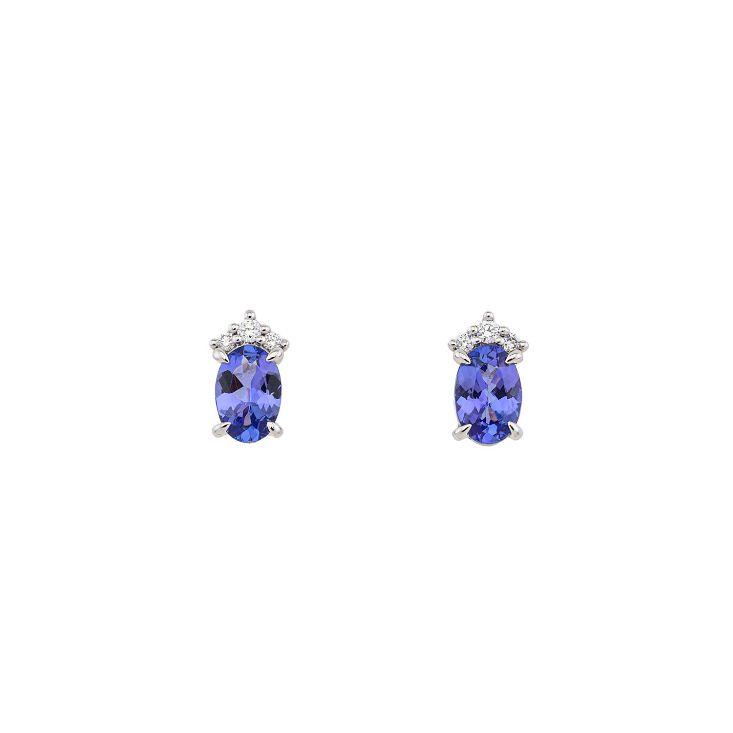 Tanzanite Diamond Drop Earring