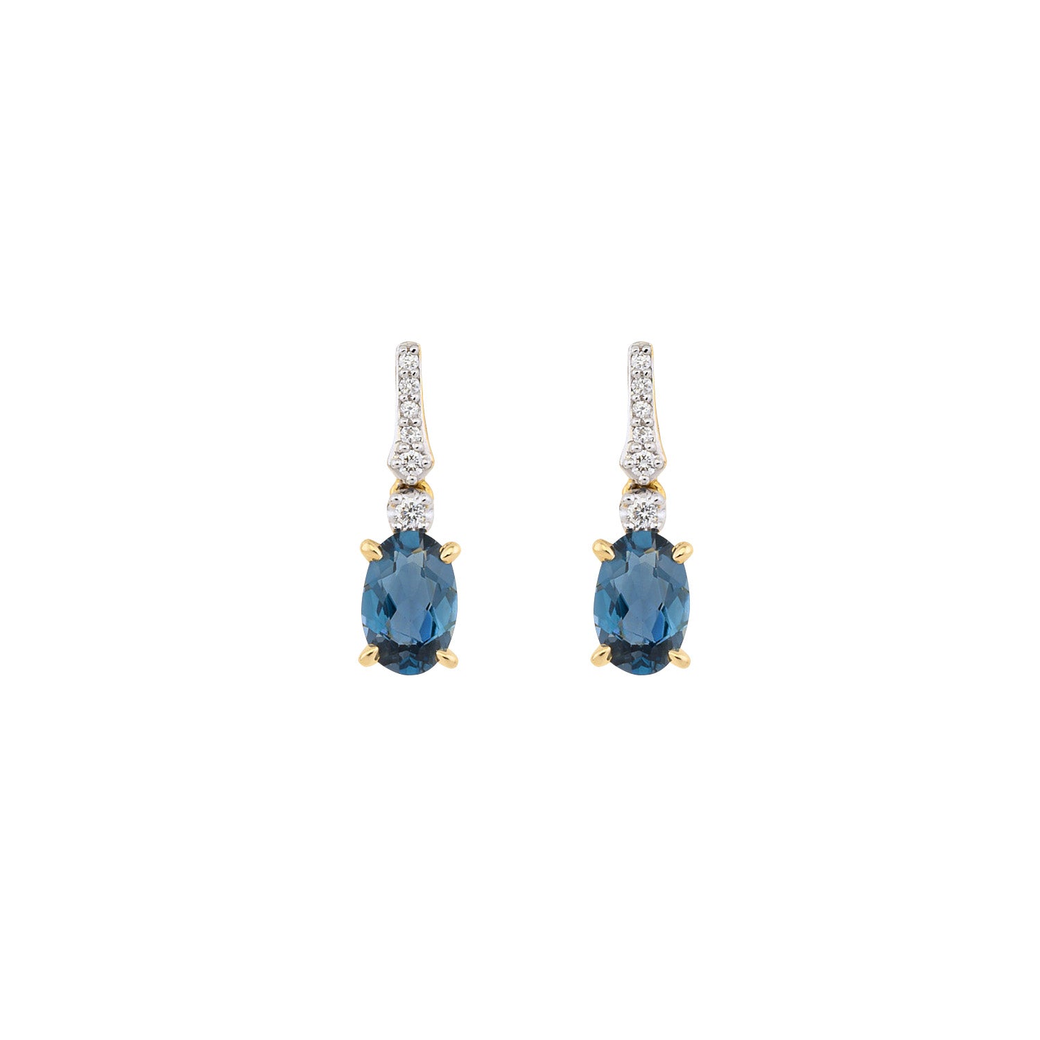 London Blue Drop Earrings