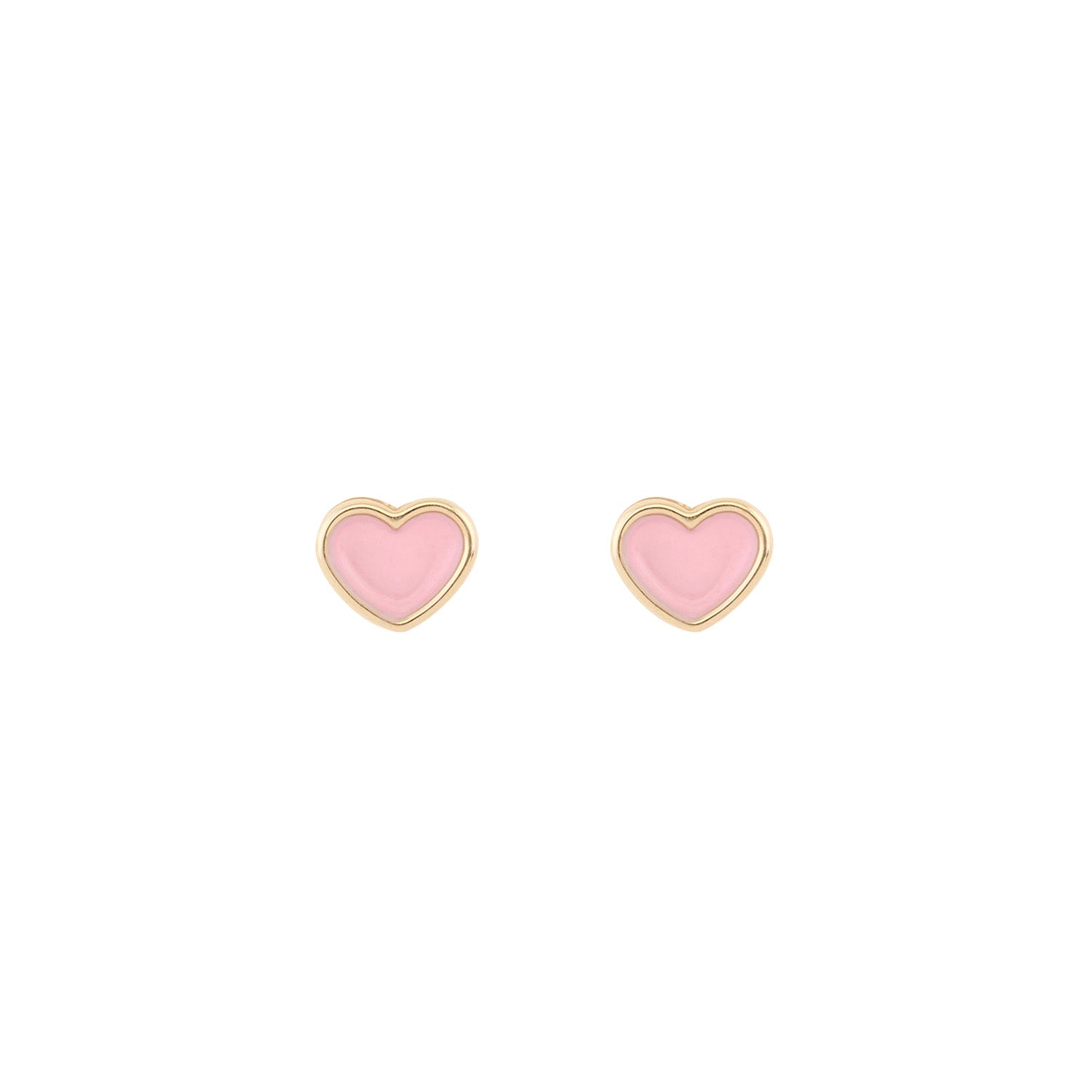 Pink Heart Earrings