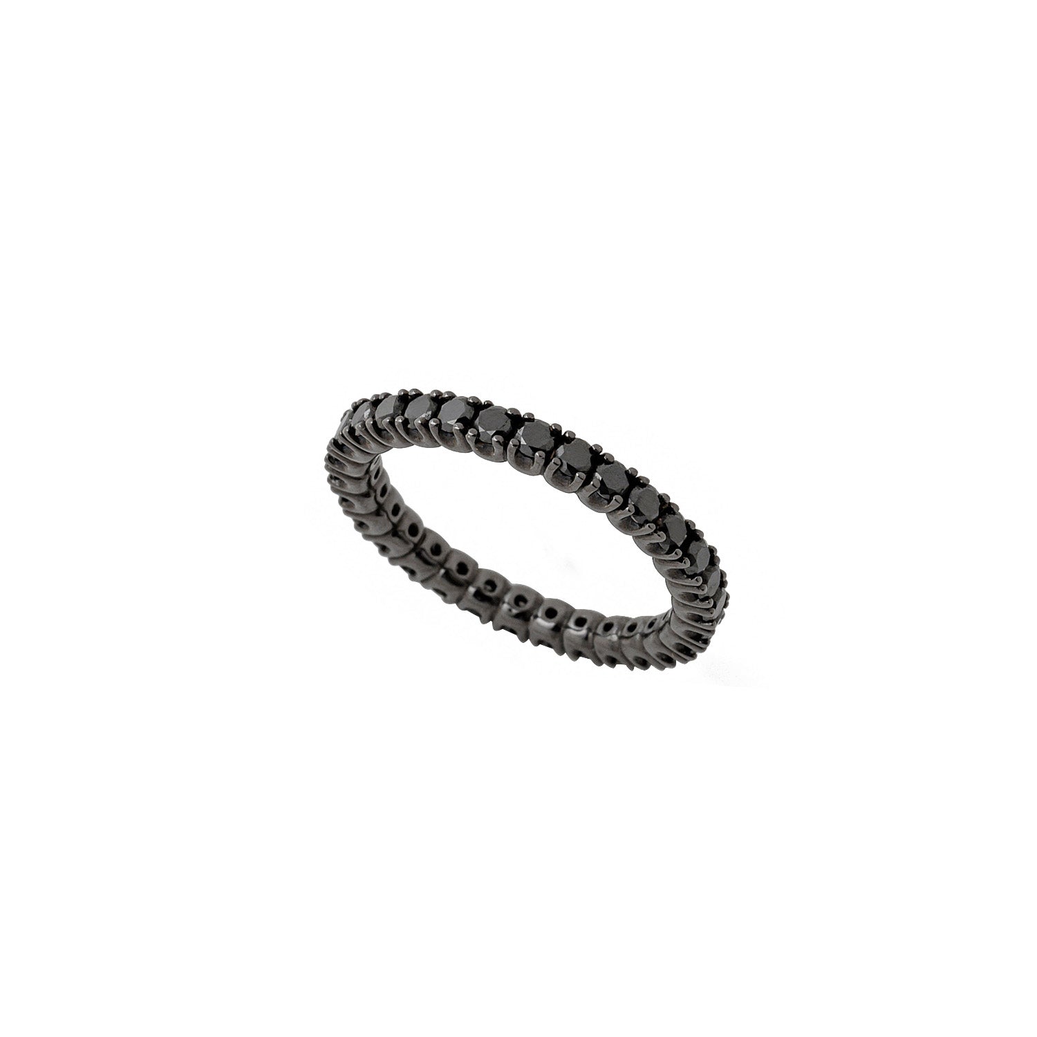 Black Diamond Eternity Ring