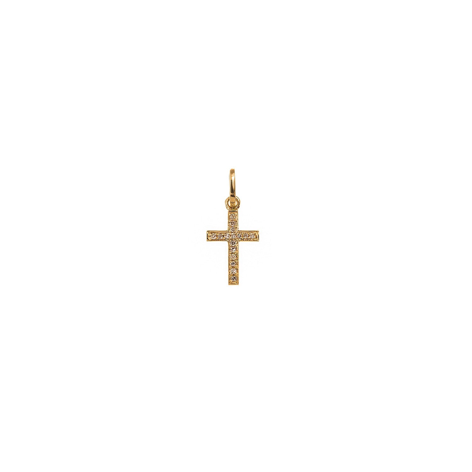 Diamond Cross. Gold and diamond cross. Cross for christening. Cross for baptism. Fine jewellery. Anatol jewellery. Χρυσά κοσμήματα. Κοσμήματα Κηφισιά. Σταυρός χρυσός. Σταυρός με διαμάντια. Βαφτιστικός σταυρός. Σταυρός για βάφτιση.  Σταυρός με μπριγιάν. 