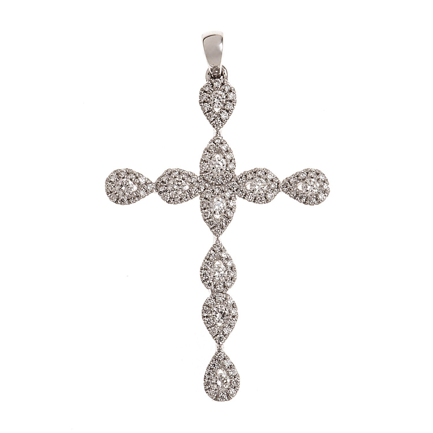 Diamond Cross. Gold and diamond cross. Cross for christening. Cross for baptism. Fine jewellery. Anatol jewellery. Χρυσά κοσμήματα. Κοσμήματα Κηφισιά. Σταυρός χρυσός. Σταυρός με διαμάντια. Βαφτιστικός σταυρός. Σταυρός για βάφτιση.  Σταυρός με μπριγιάν. 