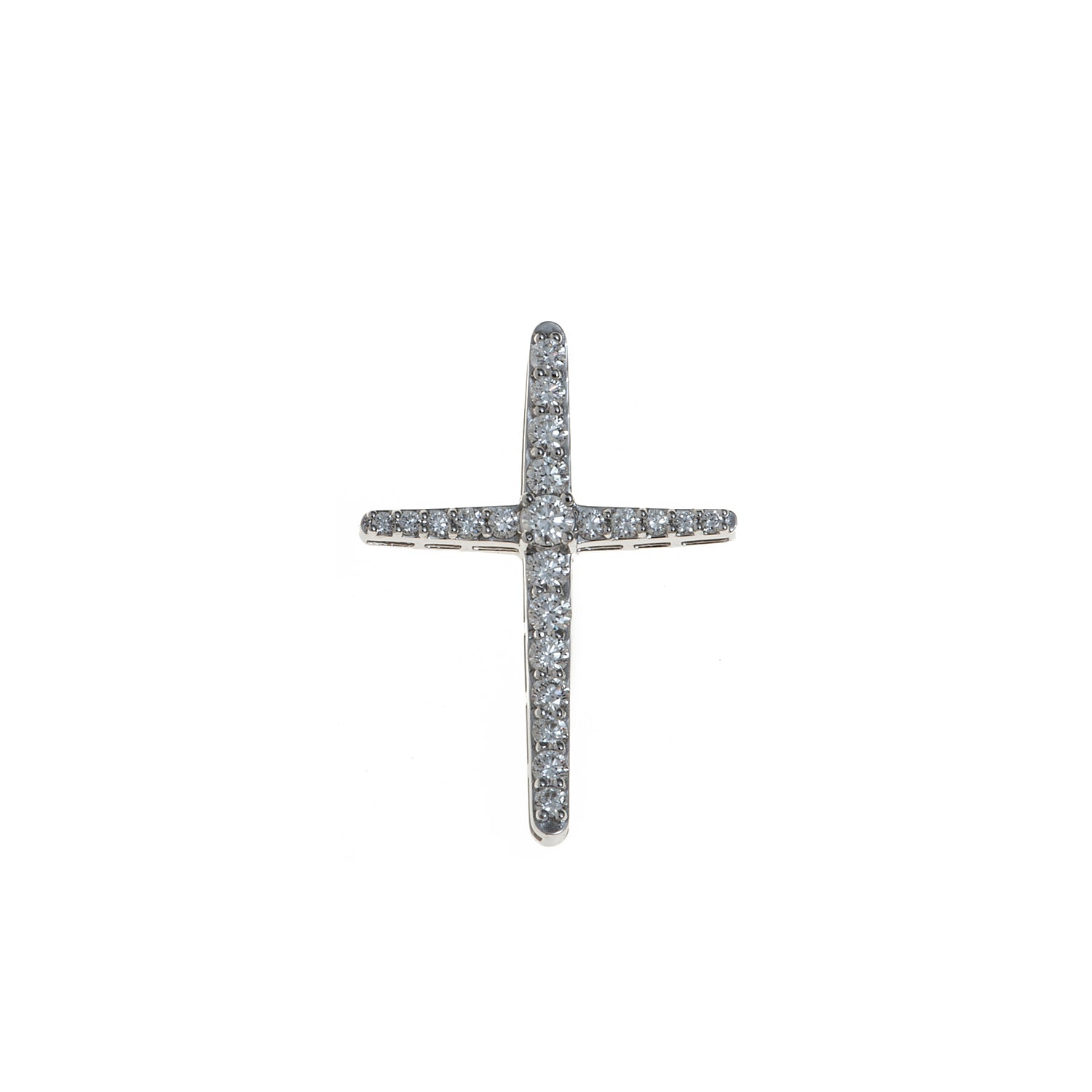 Diamond Cross. Gold and diamond cross. Cross for christening. Cross for baptism. Fine jewellery. Anatol jewellery. Χρυσά κοσμήματα. Κοσμήματα Κηφισιά. Σταυρός χρυσός. Σταυρός με διαμάντια. Βαφτιστικός σταυρός. Σταυρός για βάφτιση.  Σταυρός με μπριγιάν. 