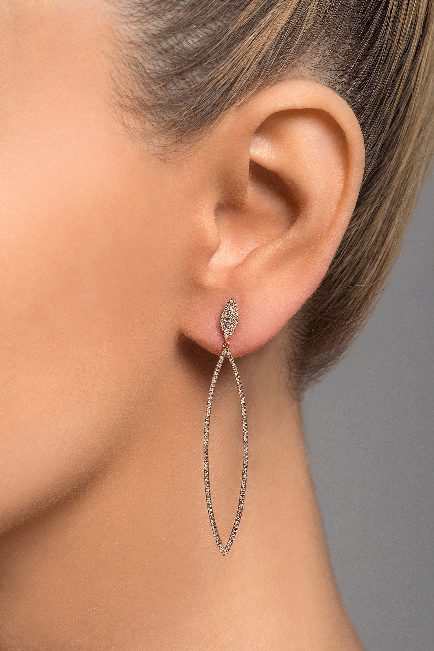 Pointy Diamond Earring - Anatol Jewelry