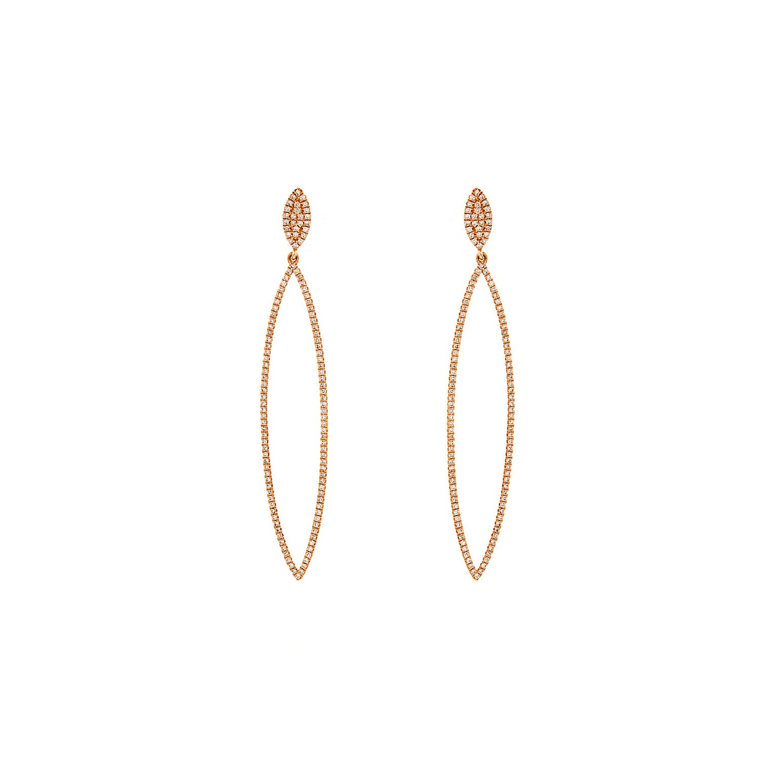 Pointy Diamond Earring - Anatol Jewelry