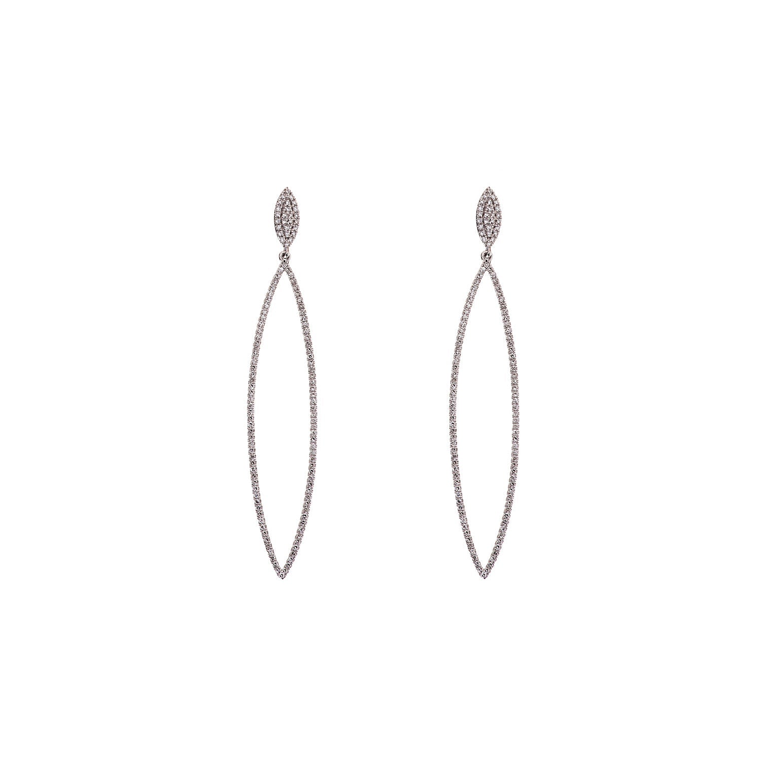 Pointy Diamond Earring - Anatol Jewelry