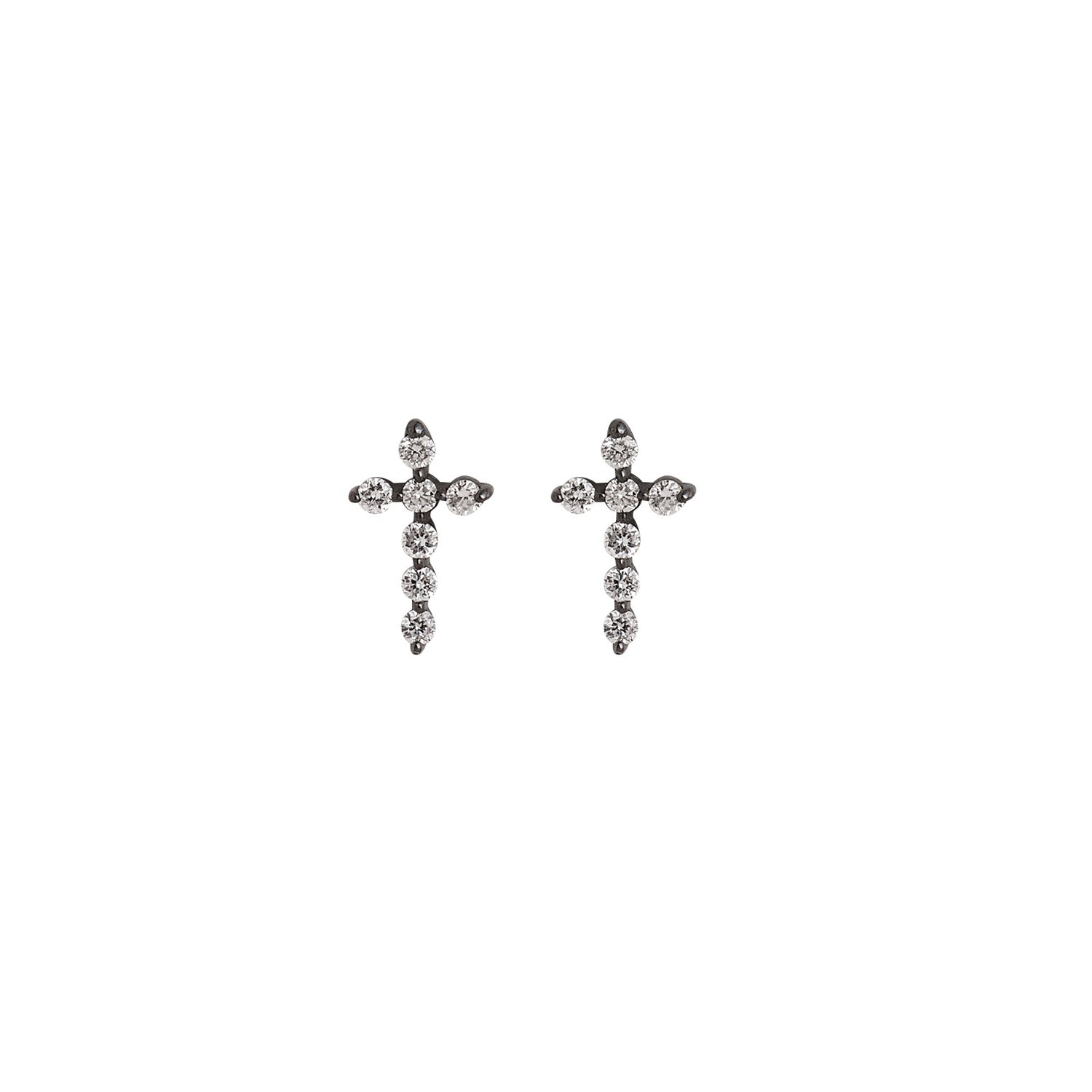 Diamond Cross Stud