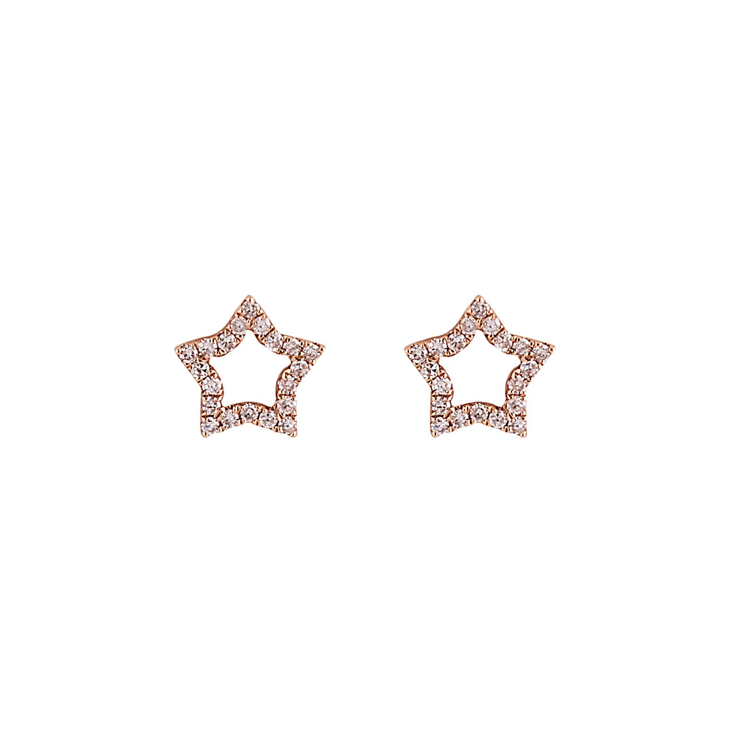 Diamond Star Earrings