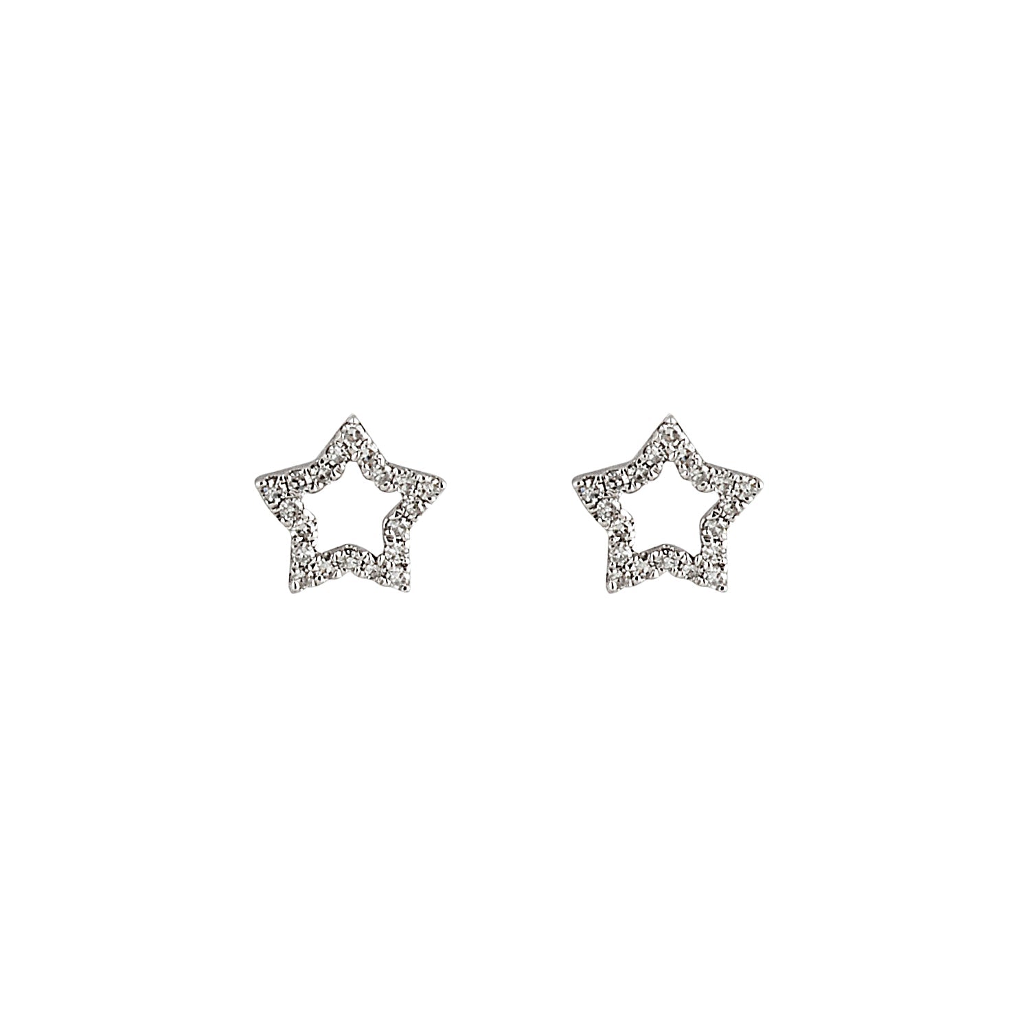 Diamond Star Earrings