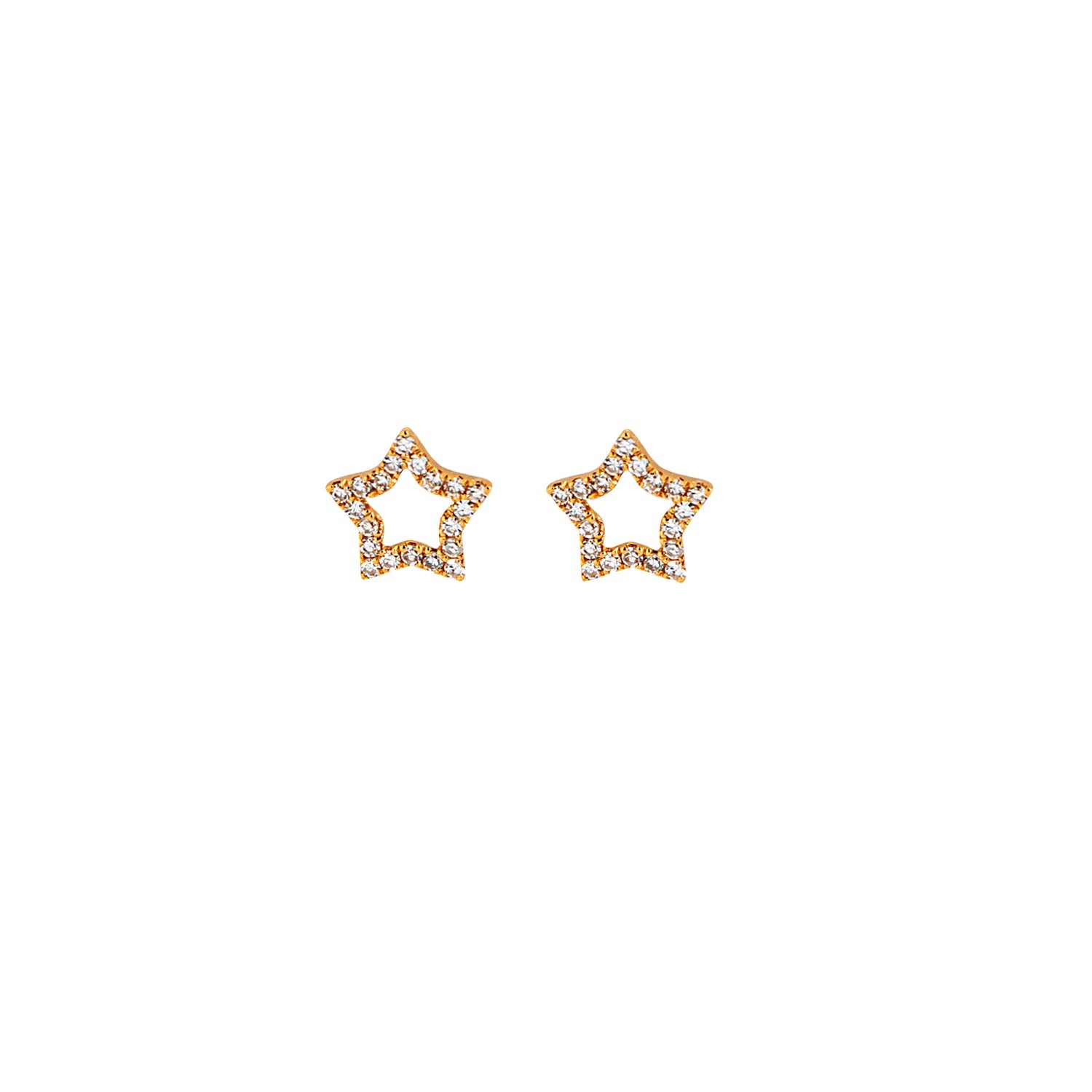 Diamond Star Earrings