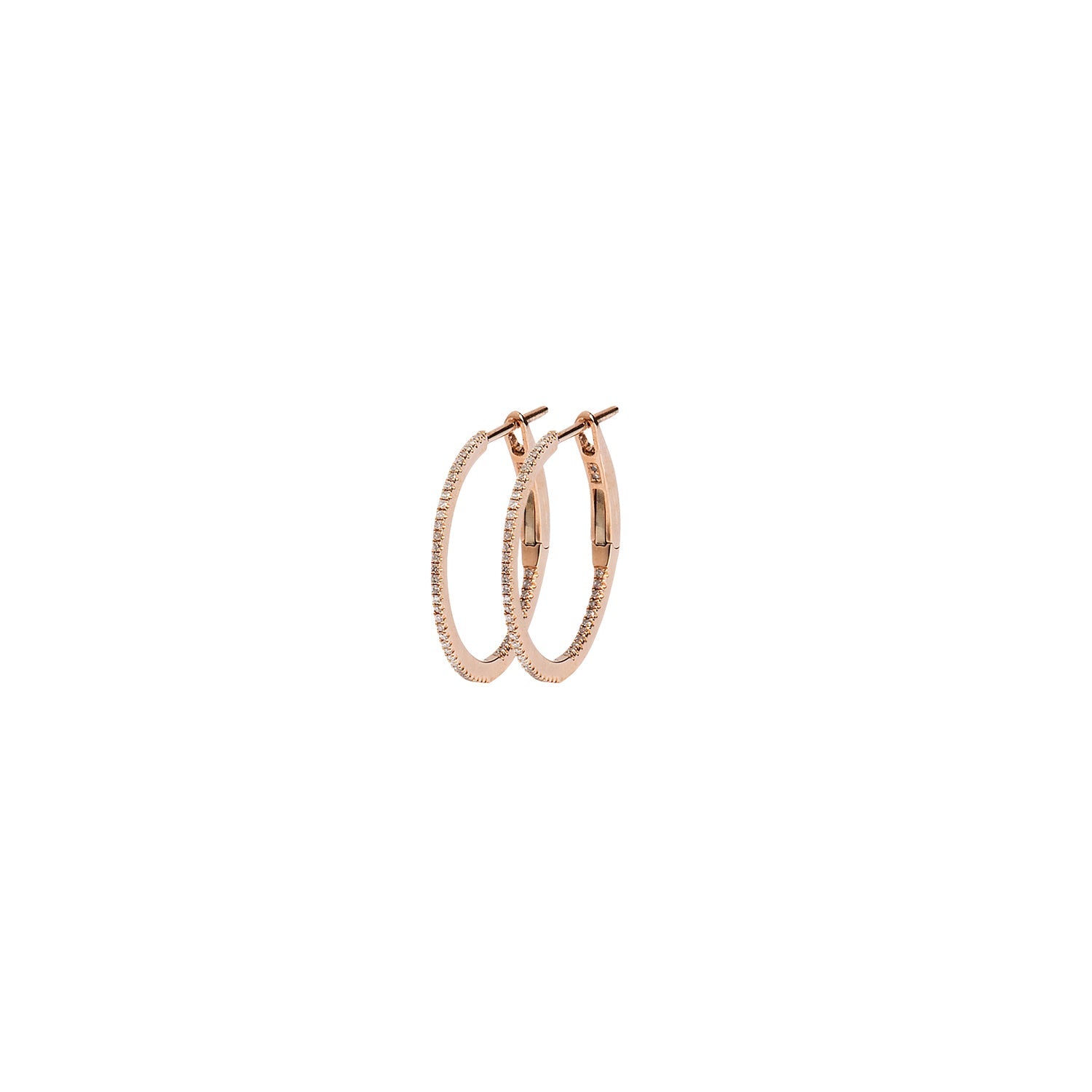 Diamond Hoop earrings. Hoop earrings. Gold hoop earrings. Gold and Diamond hoop earrings. Easy to wear hoops. Diamond hoops. Diamond earrings for gift. Χρυσοί κρίκοι. Διαμαντένιοι κρίκοι. Κρίκος με διαμάντια. Σκουλαρίκια κρίκοι. Σκουλαρίκι για δώρο. Fine jewelry. Anatol. Kifissia. Golden Hall. Athens.