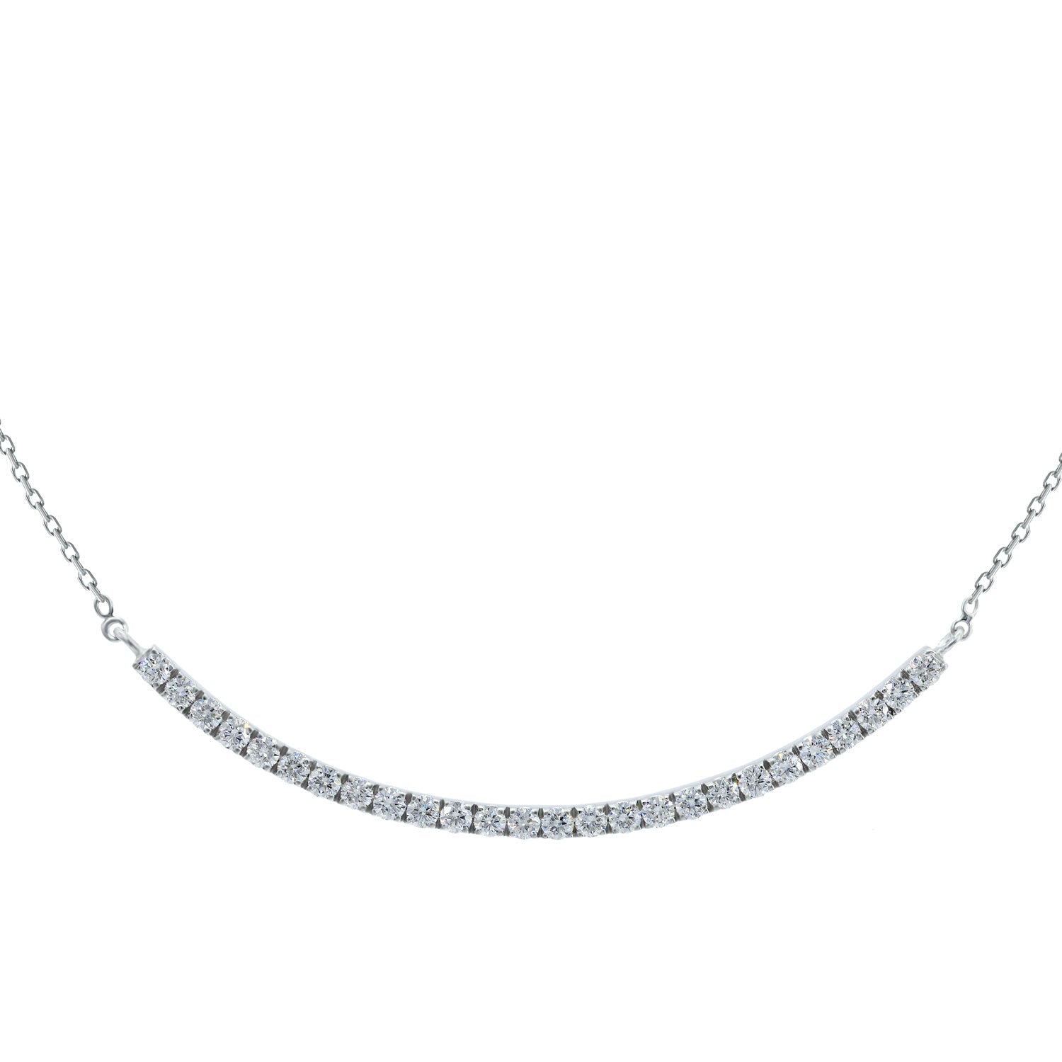 Diamond Bar Necklace