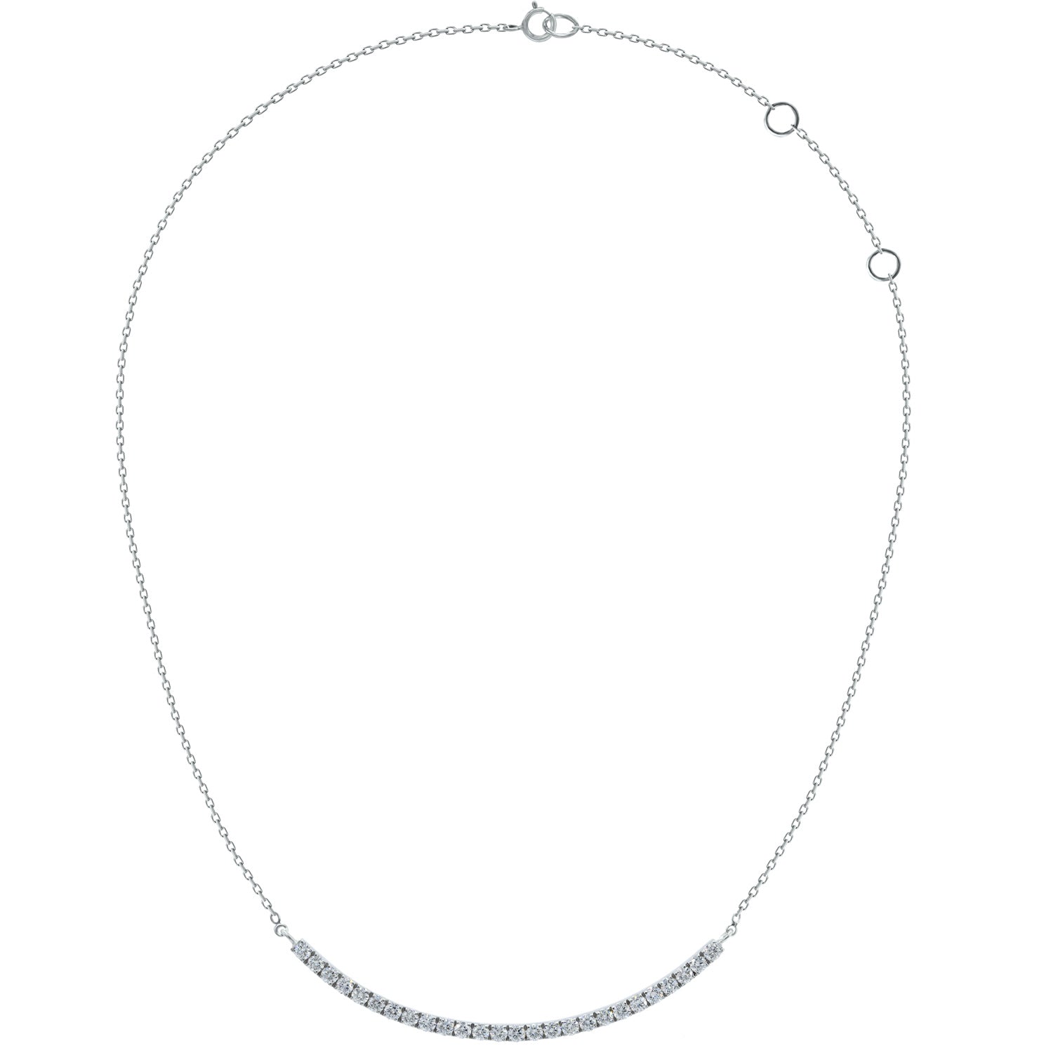 Diamond Bar Necklace