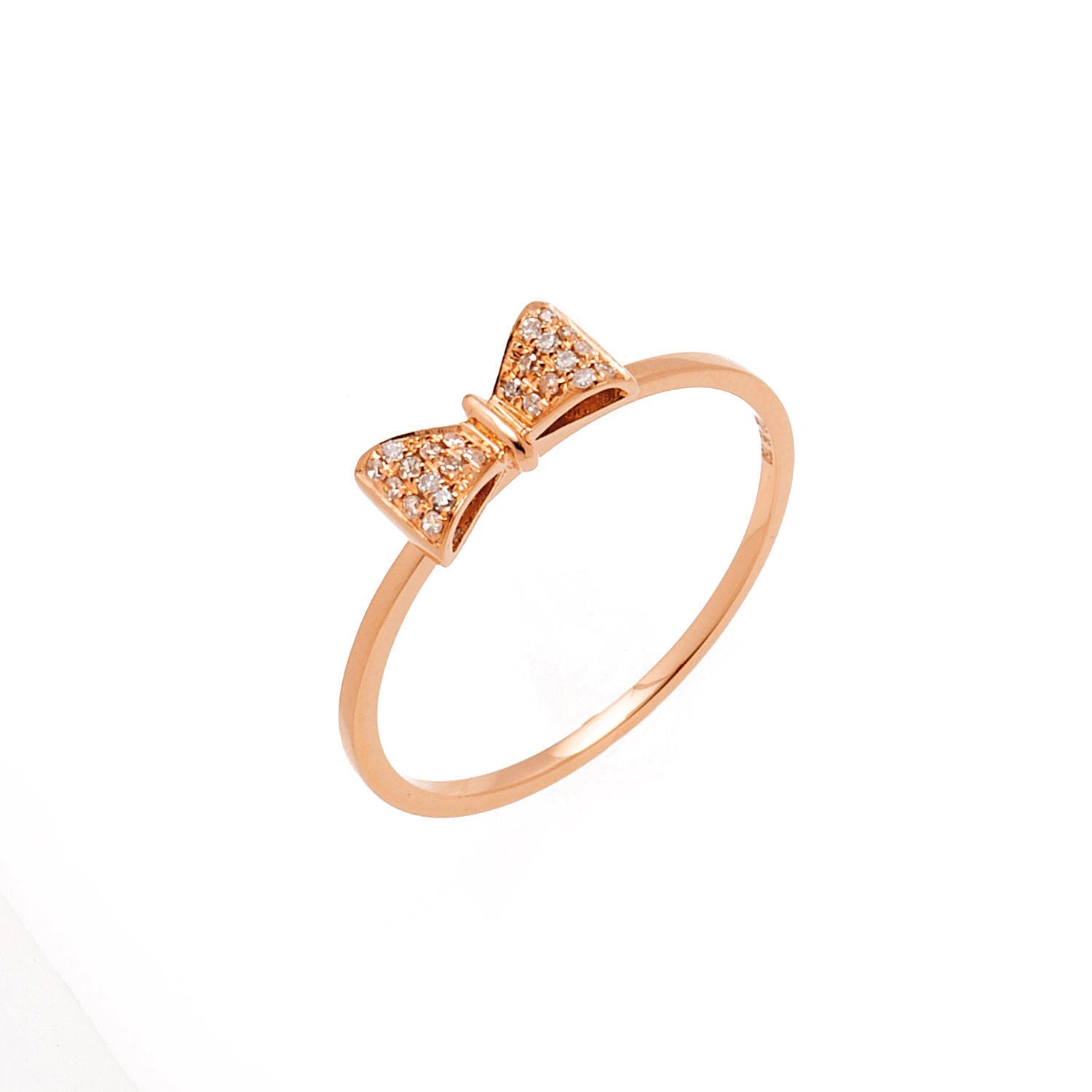 Diamond Bow Ring