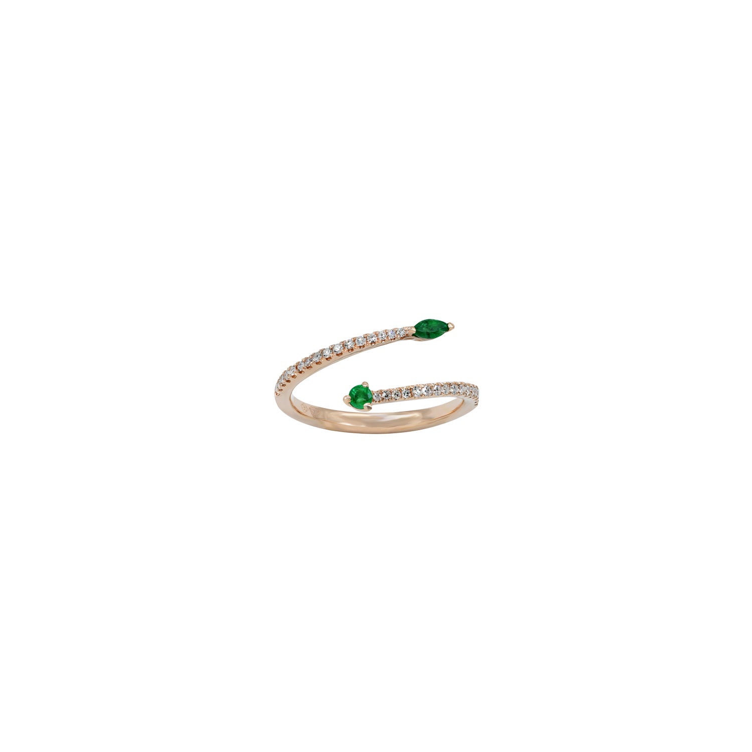 Diamond and Emerald Ring